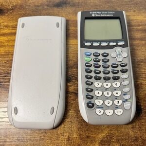 Texas Instruments TI-84 Plus Silver Edition Graphing Calculator with Slide Cover